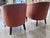 1930s Danish Deco Barrel Club Chairs - A Pair For Sale - Image 16 of 16