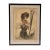 Armand Berton, Young Man with a Hat in Front of the Mirror, 1800s, Etching For Sale - Image 11 of 11