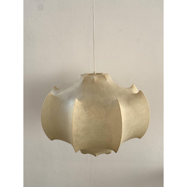 Viscontea Pendant Cocoon Light by Achille and Pier Giacomo Castiglioni, 1960s For Sale - Image 9 of 18