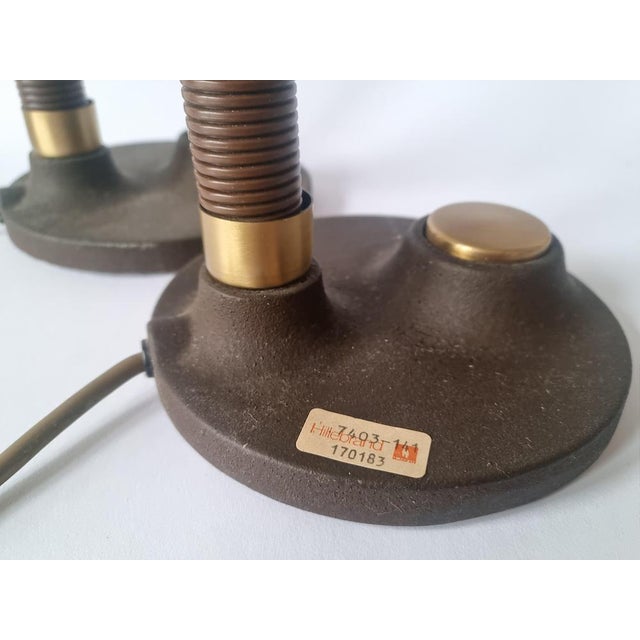 Mid-Century German Table Lamps by Egon Hillebrand for Hille, 1970s, Set of 2 For Sale - Image 12 of 18