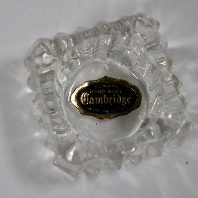 Silver 1940's Westmorland Salt Dips and Sterling Silver Salt Spoons Milburn Rose - Set of 3 For Sale - Image 8 of 10