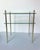 Vintage Side Table in Glass and Brass, 1970s For Sale - Image 4 of 12