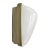Glass Vintage Industrial French Green Frosted Cut Glass Sconce For Sale - Image 7 of 7