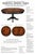20th Century Colonial Revival Pedestal Dining Table | Old Town Chapel™ Aged Hickory | Extending 42” Round to 54” Oval For Sale In Los Angeles - Image 6 of 8