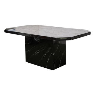 Mid 20th Century Faux Marble Dining Table For Sale