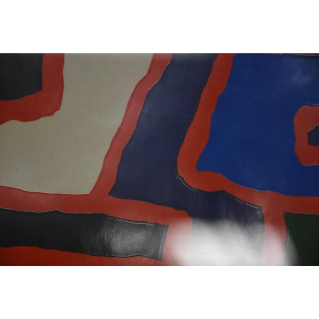 1970s Jacques Soisson Abstract Serigraph 25" X 33" For Sale In Boston - Image 6 of 6