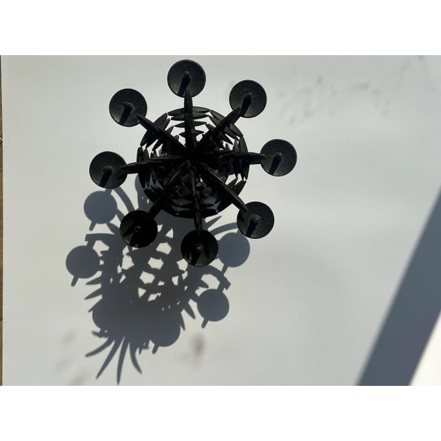 Dansk Designs Mid 20th Century Jens H. Quistgaard Iron Candelabra by Dansk Design For Sale - Image 4 of 8
