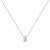 Exquisitely crafted, this solitaire diamond pendant necklace brilliantly showcases a 1/3 cttw pear-shaped diamond, nestled...