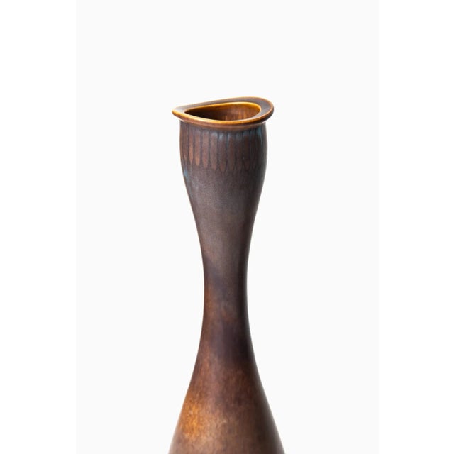 Gunnar Nylund Mid-Century Ceramic Vase by Gunnar Nylund For Sale - Image 4 of 6