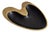 Mid-Century Modern Heart-Shaped Brass Bowl by Walter Bosse for Herta Baller, 1950s For Sale