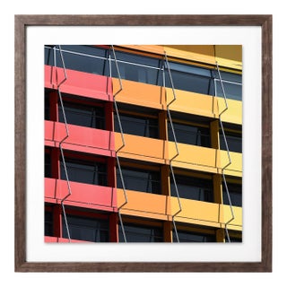 “Puerta America 03” Giclee Archival Pigment Print 18x18 Framed in Walnut For Sale
