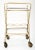 Brass Vintage French Brass Bar Cart For Sale - Image 8 of 12