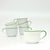 Mid 20th Century Green Accented Fine White Porcelain Teacups by A. Raynaud & Co - Set of 6 For Sale - Image 5 of 8
