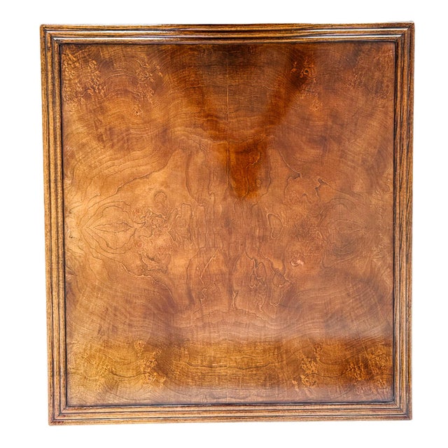 Brown Baker Furniture Chippendale End Table With Drawer and Cane Shelf For Sale - Image 8 of 8