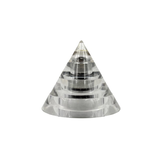 Space Age Lucite Conical Smoking Set, Italy 1970 For Sale - Image 4 of 18