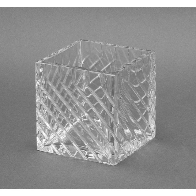 Modern Baccarat Crystal "Kalimnos" Vases, 3 For Sale - Image 3 of 8