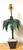Pair of Hollywood Regency Polychromed Tole Palm Tree Topiary Lamps, Circa 1970s For Sale - Image 12 of 14