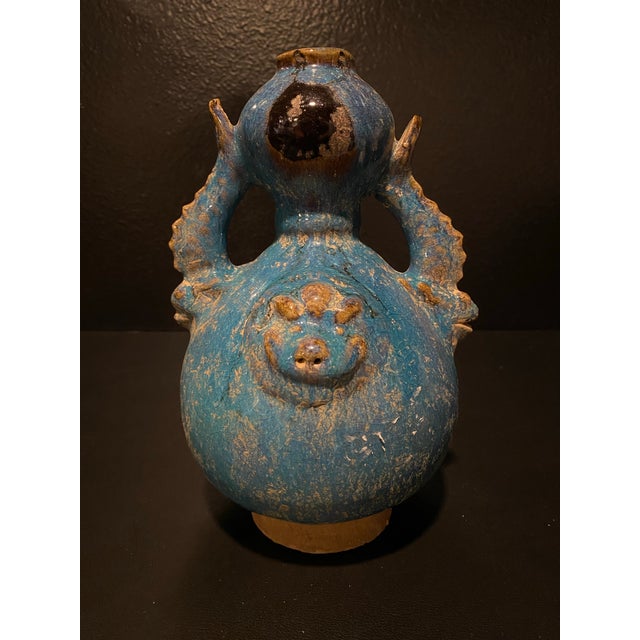 19th Century June Ware Pottery With Black Dot For Sale - Image 4 of 6