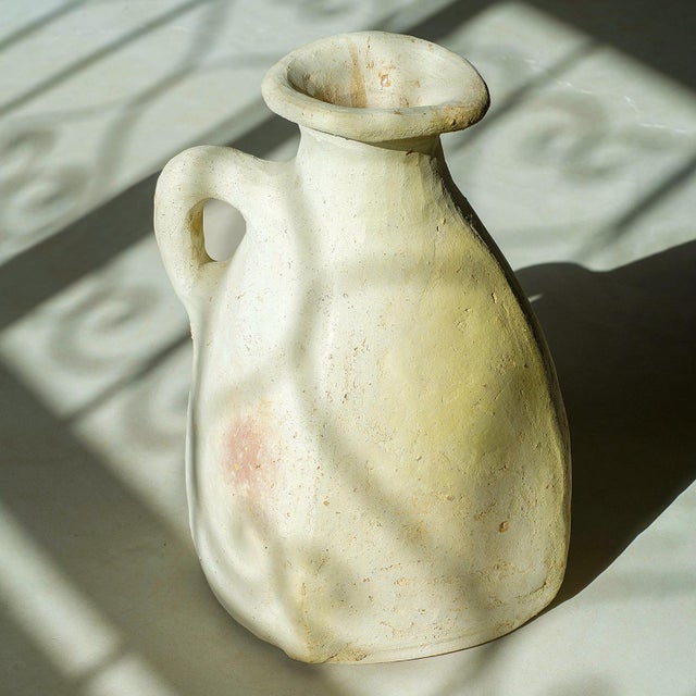 Unglazed Terracotta Handled Carafe | One of a Kind For Sale - Image 4 of 6