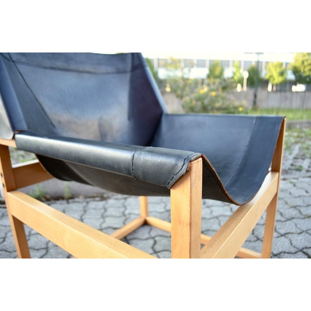 Saddle Leather Möbel Modell Canto Shell Chair by Rainer Schell for Schlapp, 1970s For Sale - Image 12 of 18