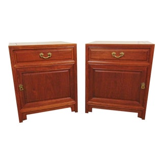 Chinese Rosewood Nightstands - a Pair For Sale