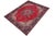 Shabby Chic Retro Persian Tabriz Red/Blue Wool Rug - 9'10'' X 12'7'' For Sale - Image 3 of 10