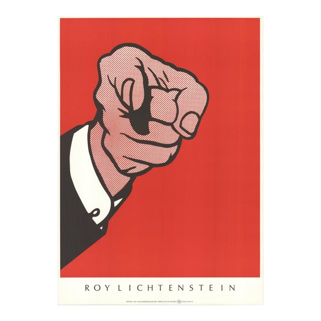 Roy Lichtenstein Pointed Finger, 1989 For Sale