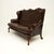 Vintage Leather Wing Back Sofa, 1930 For Sale - Image 4 of 10