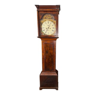 Early 19th Century Scottish Regency Grandfather Clock For Sale