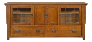 Mission Quarter Sawn Oak 72" Tv Stand - Michael's Cherry (Mc-A)