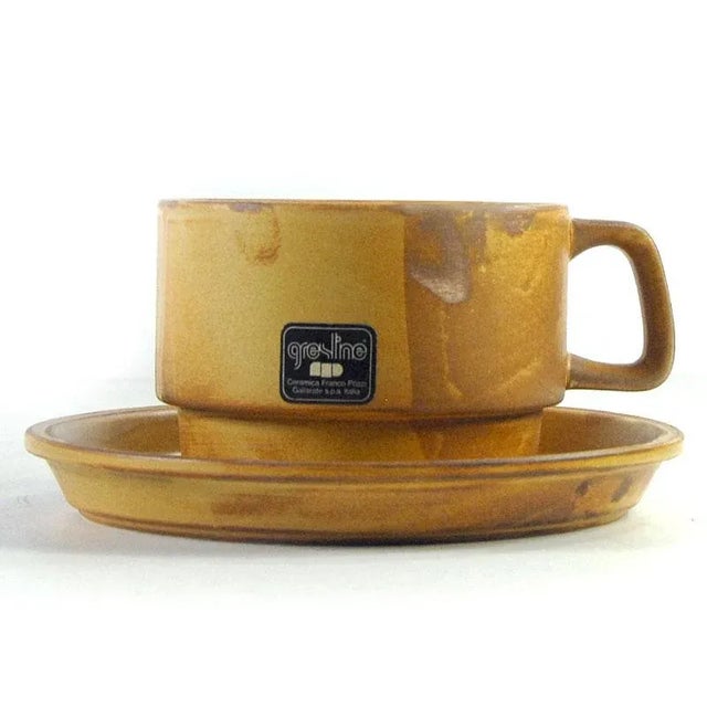 Large Ceramic Gresline Cup from Ambroggio & Franco Pozzi, Italy, 1970s For Sale - Image 6 of 10