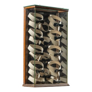 Early 20th C. Philadelphia Haberdashery Collar Display Case For Sale
