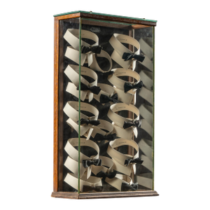 Early 20th C. Philadelphia Haberdashery Collar Display Case