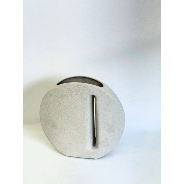 1970s Off White Ceramic Vase from Nereo Boaretto, 1972 For Sale - Image 5 of 7