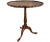 Mid 20th Century Queen Anna Style Solid Walnut Pie Crust Tea Table For Sale - Image 12 of 12