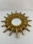 French Provincial 1960s French Style 17.25" Gilded Sunburst Wall Mirror For Sale - Image 3 of 18