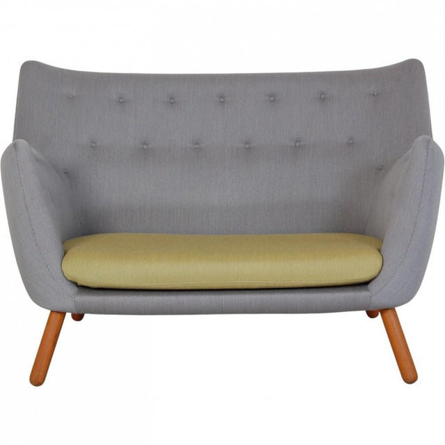 Vintage Two-Seater Poet Sofa by Finn Juhl, 2010s For Sale - Image 14 of 14