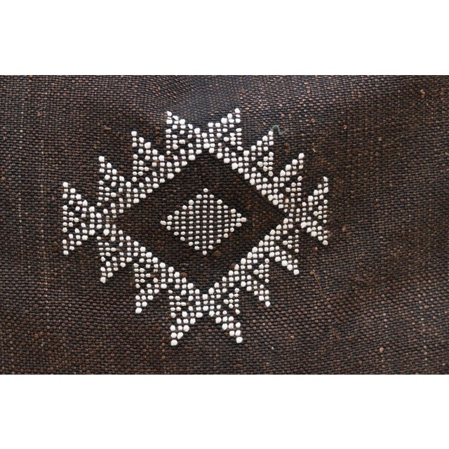 Oasis Dusk Large Silk Rug Pillow For Sale - Image 4 of 8