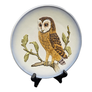 Late 20th Century Owl Plate by Goebel