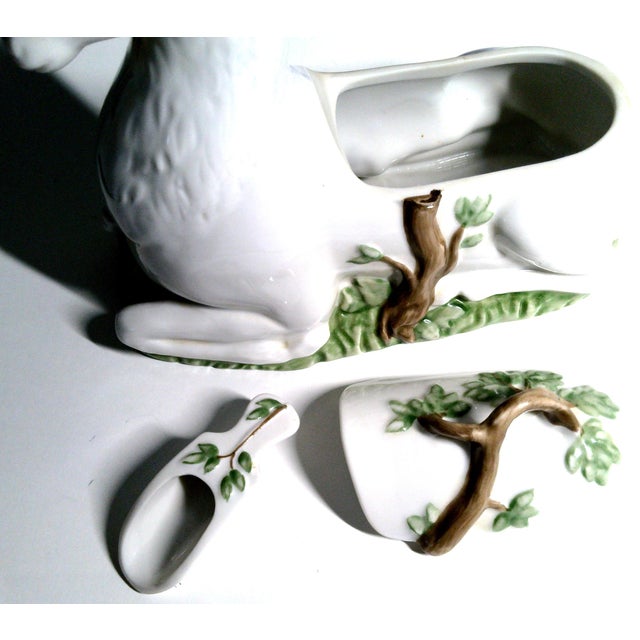 1980s Vintage 1980 Arden Versailles Porcelain Deer For Sale - Image 5 of 8