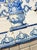 18th Century 18th Century Portuguese Baroque Blue & White Flower Vase Tile Panel For Sale - Image 5 of 16