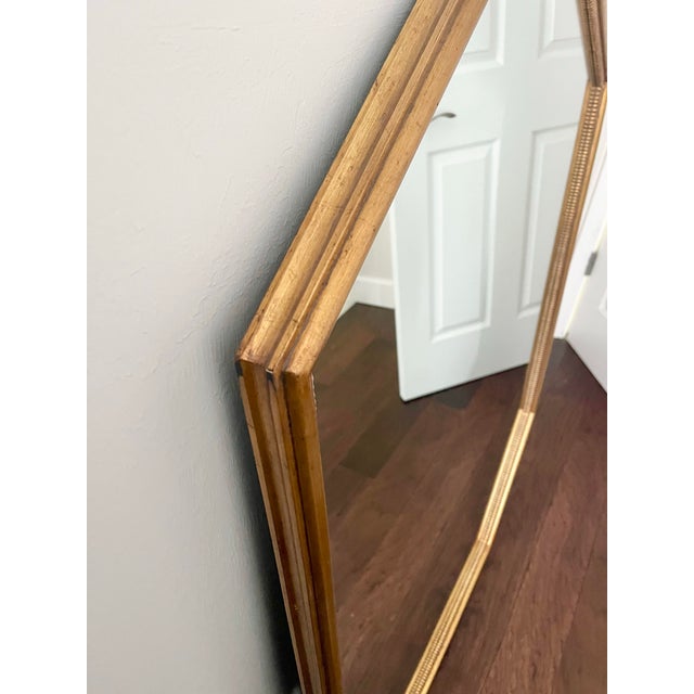 Elevate any space with this stunning Henredon by Mark D. Sikes geometric wall mirror, crafted in 2017 and beautifully...