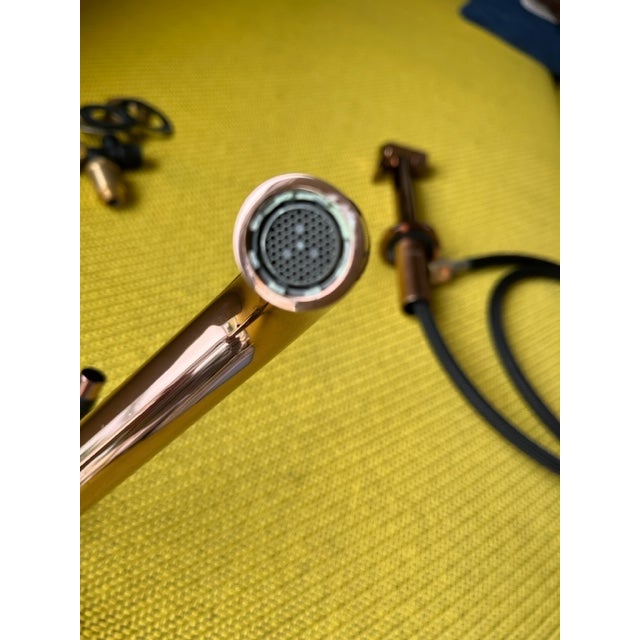 Contemporary Waterworks Universal Modern One Hole Kitchen Faucet in Copper Finish For Sale In Boston - Image 6 of 12