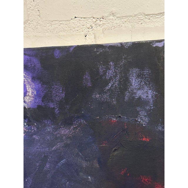 1980s Expressionism Style Acrylic on Canvas #1 For Sale - Image 12 of 12