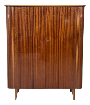 Mid-Century Mahogany Wardrobe, 1960s
