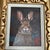 Contemporary original rabbit painting by Stephen Heigh. Signed and framed. Measures 8x10 or 15x17 framed. Check out my...