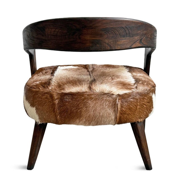 Wood Deco Rustic Horseshoe Arm Chair For Sale - Image 7 of 9