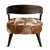 Wood Deco Rustic Horseshoe Arm Chair For Sale - Image 7 of 9