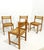 1980s Italian Chairs in Wood and Vienna Straw, 1970s, Set of 4 For Sale - Image 5 of 18