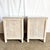 Henry Link Vintage Boho Chic White Washed Wicker Glass Top Nighstands - A Pair For Sale - Image 4 of 10